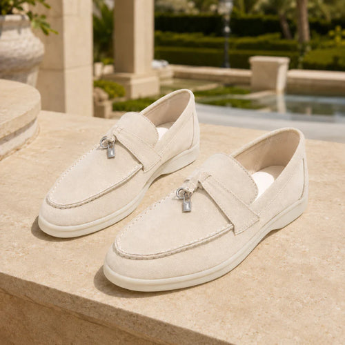 Bastien Men's Suede Slip-On Loafers | Lightweight Casual Comfort Shoes