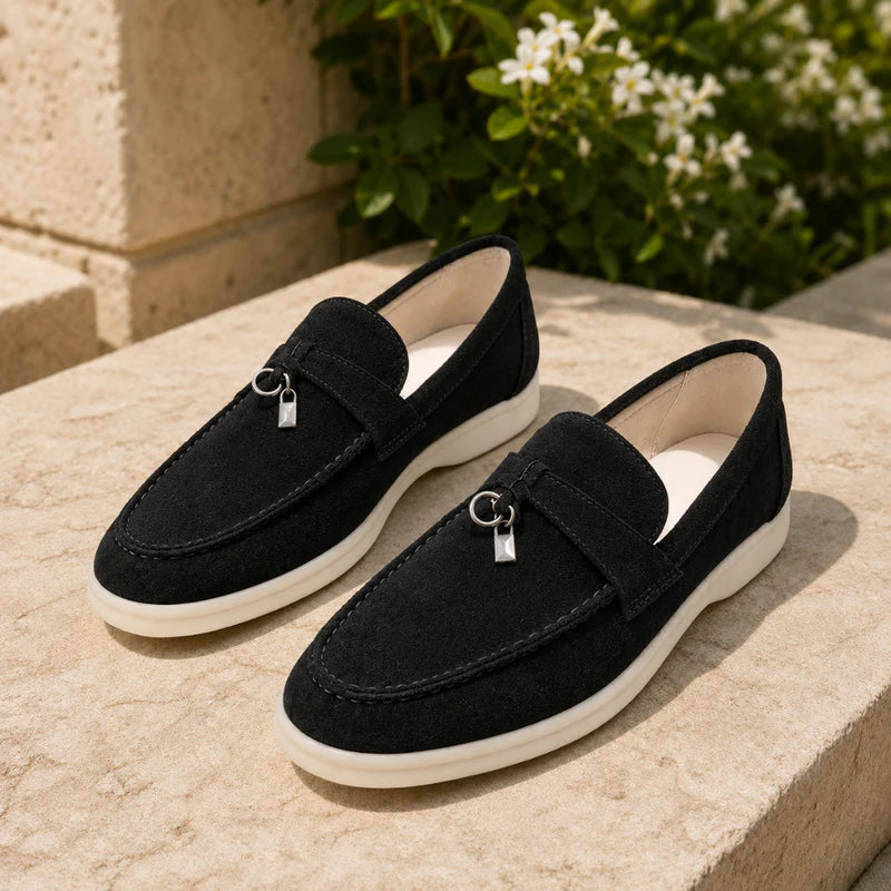 Bastien Men's Suede Slip-On Loafers | Lightweight Casual Comfort Shoes