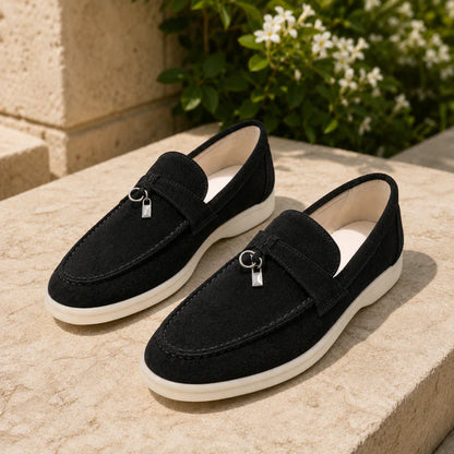 Bastien Men's Suede Slip-On Loafers | Lightweight Casual Comfort Shoes