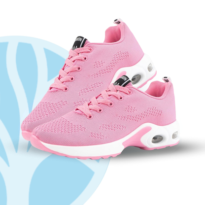 Nexova orthopedic shoe interior showing cushioned footbed
