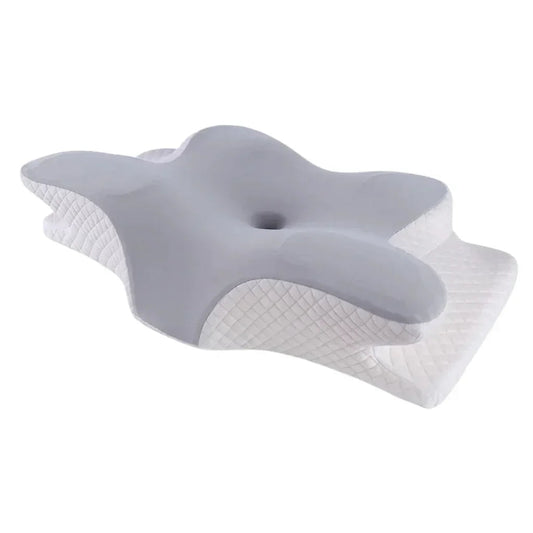 Nimbus orthopedic memory foam pillow with ergonomic contour design for neck and spine support