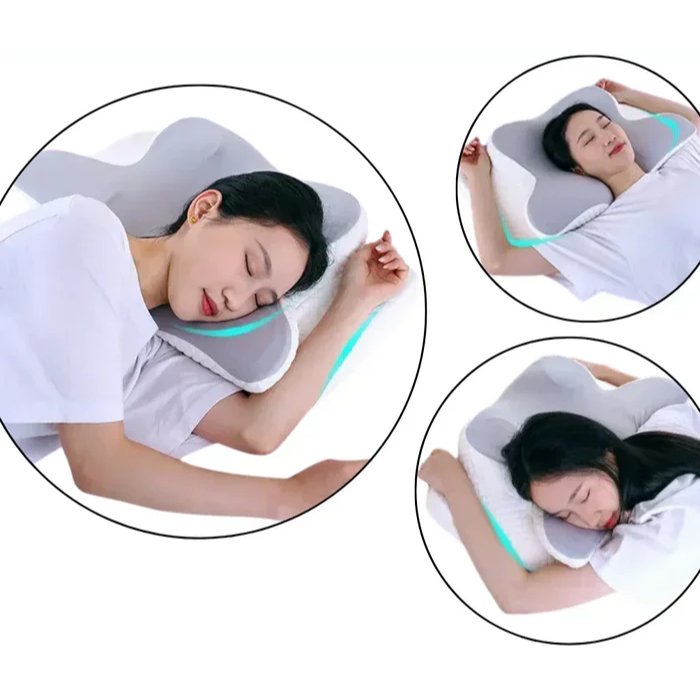 Nimbus orthopedic pillow for neck pain relief and improved sleep quality