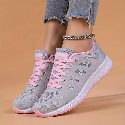Grey orthopedic sneakers with anatomical insole for daily comfort