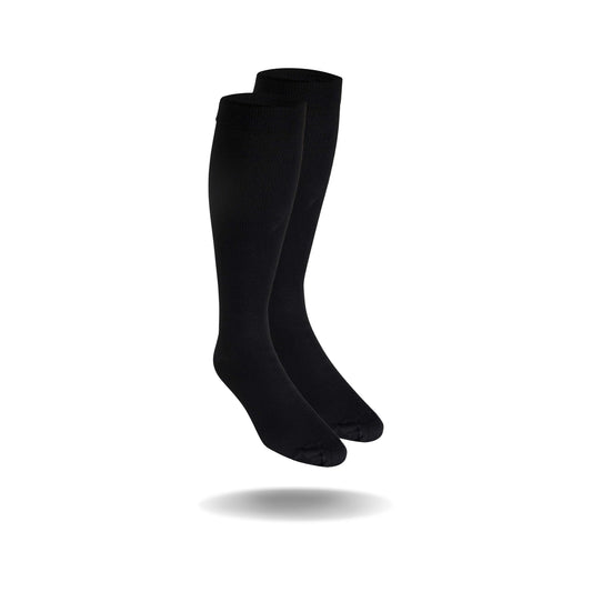 Size range overview of orthopedic compression high socks