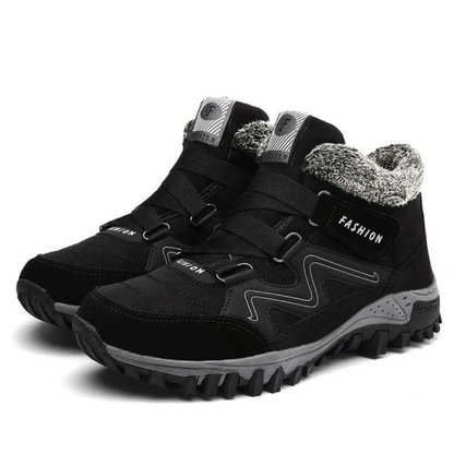 Serina red women's winter shoes with adjustable closure