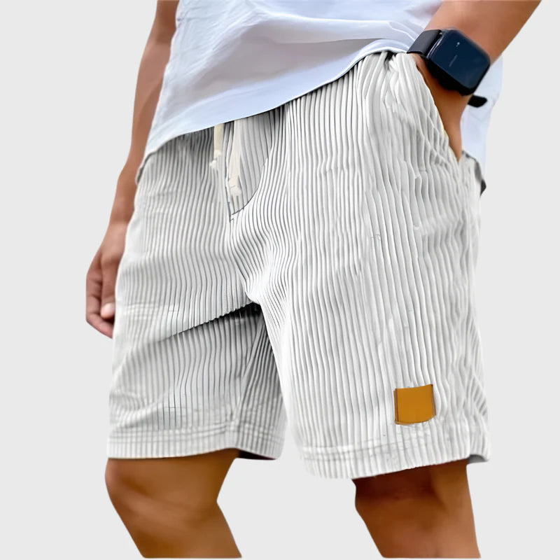 Harbor Men's Drawstring Shorts | Lightweight Casual Cotton Blend Summer Shorts