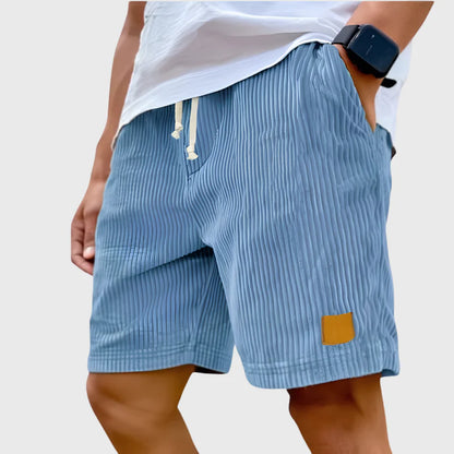 Harbor Men's Drawstring Shorts | Lightweight Casual Cotton Blend Summer Shorts