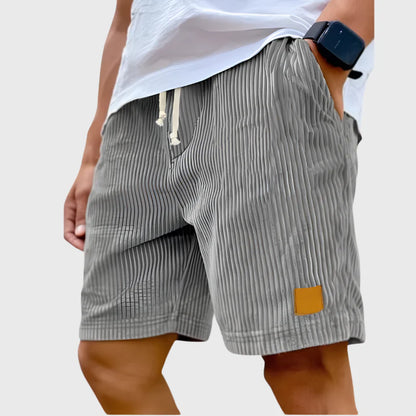 Harbor Men's Drawstring Shorts | Lightweight Casual Cotton Blend Summer Shorts