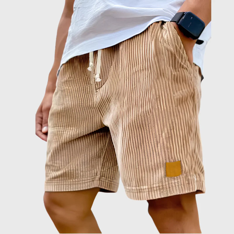 Harbor Men's Drawstring Shorts | Lightweight Casual Cotton Blend Summer Shorts