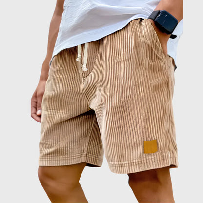 Harbor Men's Drawstring Shorts | Lightweight Casual Cotton Blend Summer Shorts
