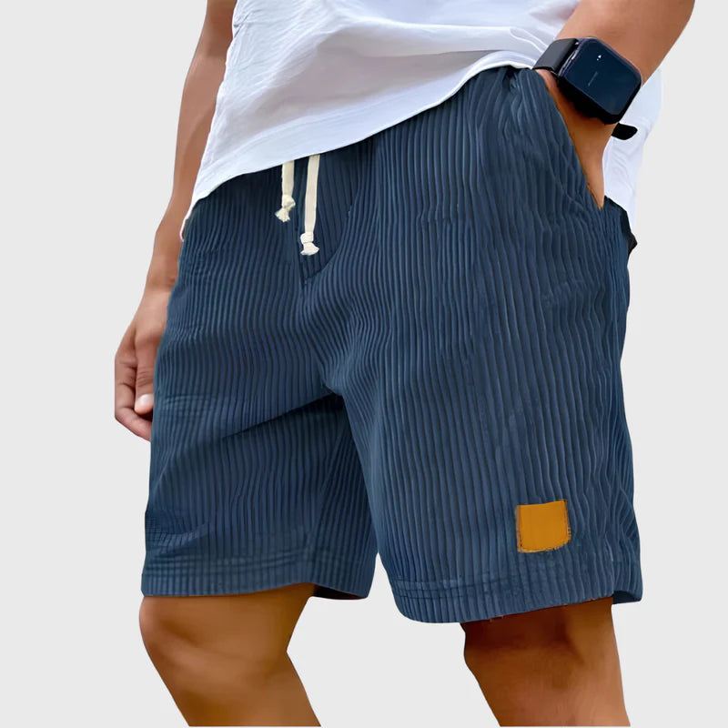 Harbor Men's Drawstring Shorts | Lightweight Casual Cotton Blend Summer Shorts