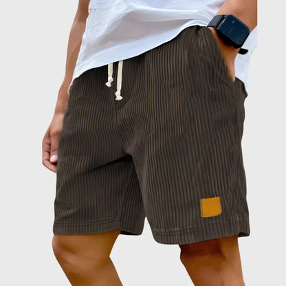 Harbor Men's Drawstring Shorts | Lightweight Casual Cotton Blend Summer Shorts