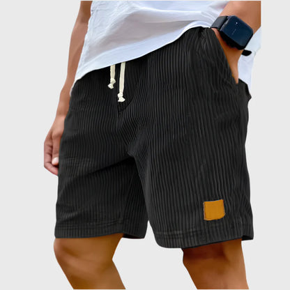 Harbor Men's Drawstring Shorts | Lightweight Casual Cotton Blend Summer Shorts