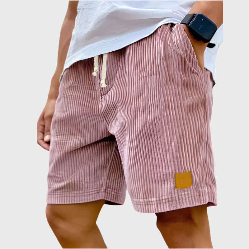 Harbor Men's Drawstring Shorts | Lightweight Casual Cotton Blend Summer Shorts