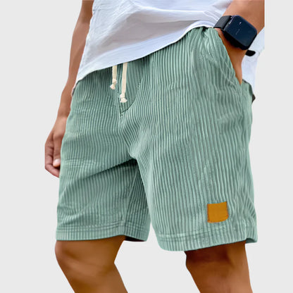 Harbor Men's Drawstring Shorts | Lightweight Casual Cotton Blend Summer Shorts