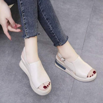 Women's orthopedic summer sandals with non-slip sole