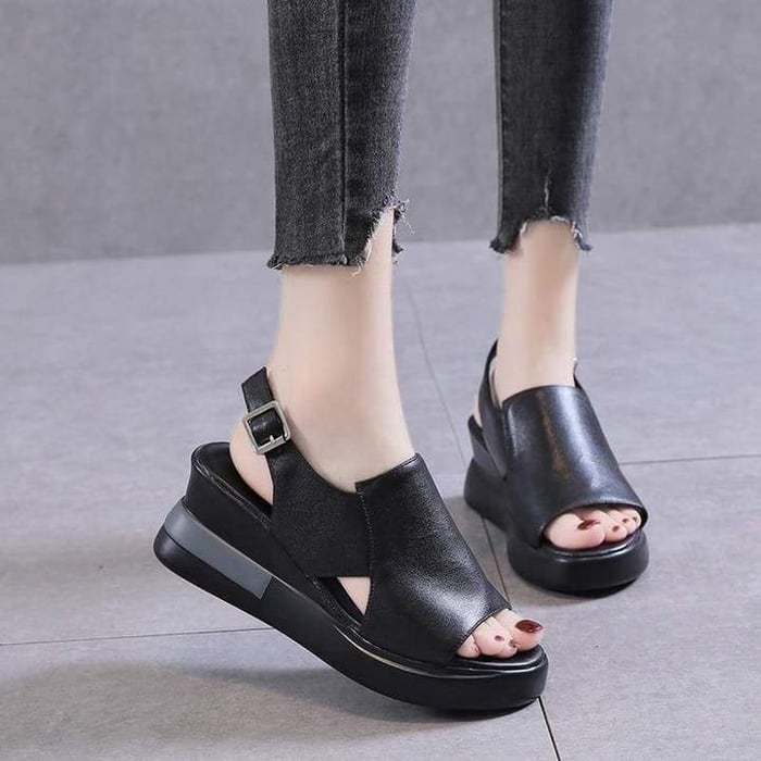 Sovana orthopedic sandals worn on feet - comfort fit