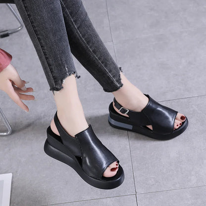 Close-up of non-slip sole on Sovana women's sandals