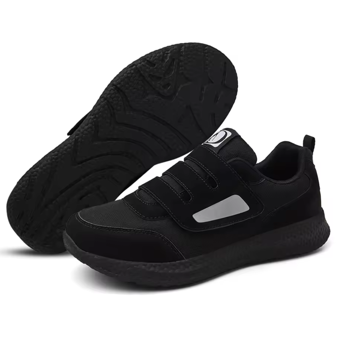Pair of Striden men's diabetic shoes with arch support insole visible