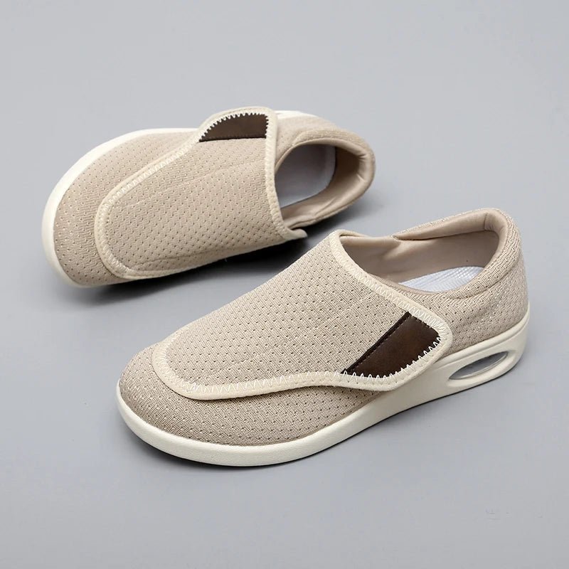 Strideo diabetic walking shoes showing cushioned interior for pressure relief