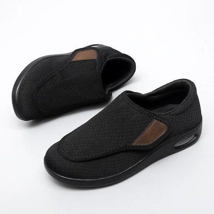Full pair of Strideo orthopedic walking shoes in three available colors