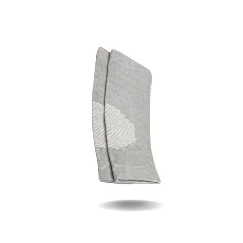 Packaging detail of toeless bamboo compression socks, 22 cm one size
