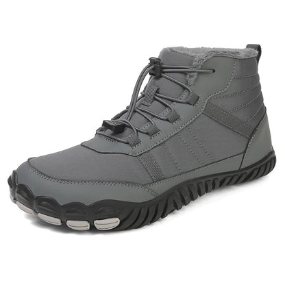 Torvyn men's winter walking boots in grey with high ankle design