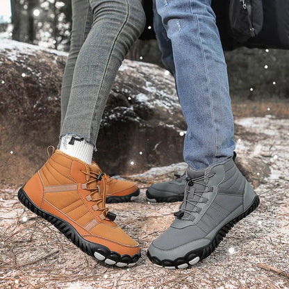 Torvyn men's high ankle winter walking boots pair flat lay