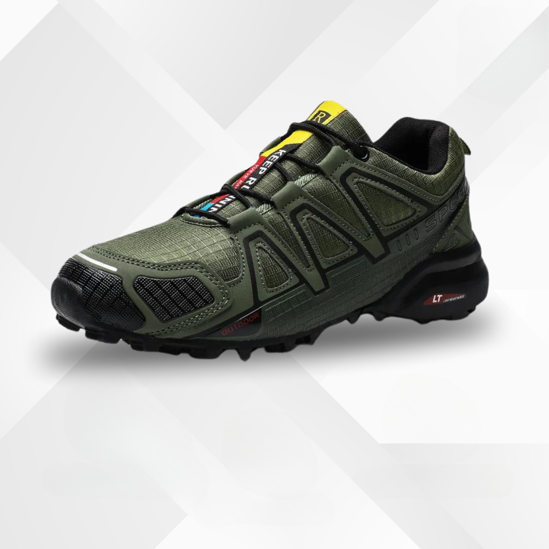Traxon walking sneakers worn during long-distance hike