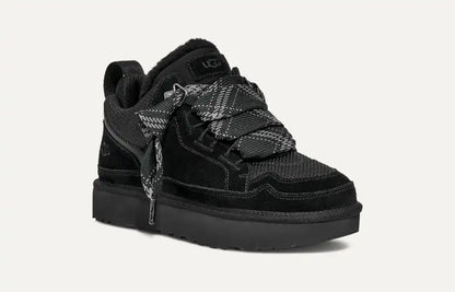 UGG Lowmel Sneaker worn lifestyle shot – casual street style look