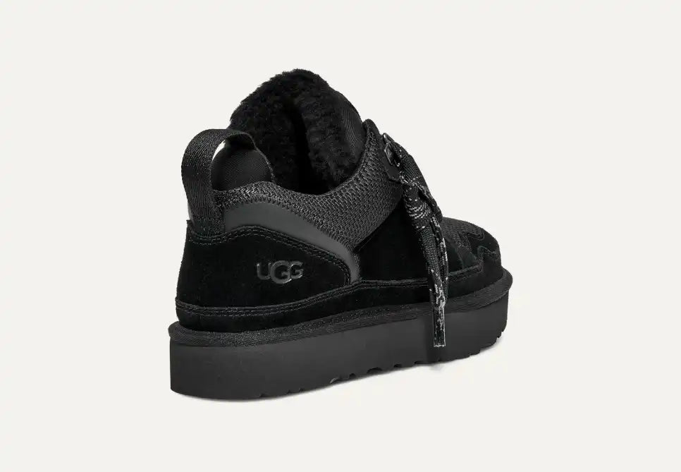 UGG Lowmel Sneaker Sand colourway – full shoe front view on white background