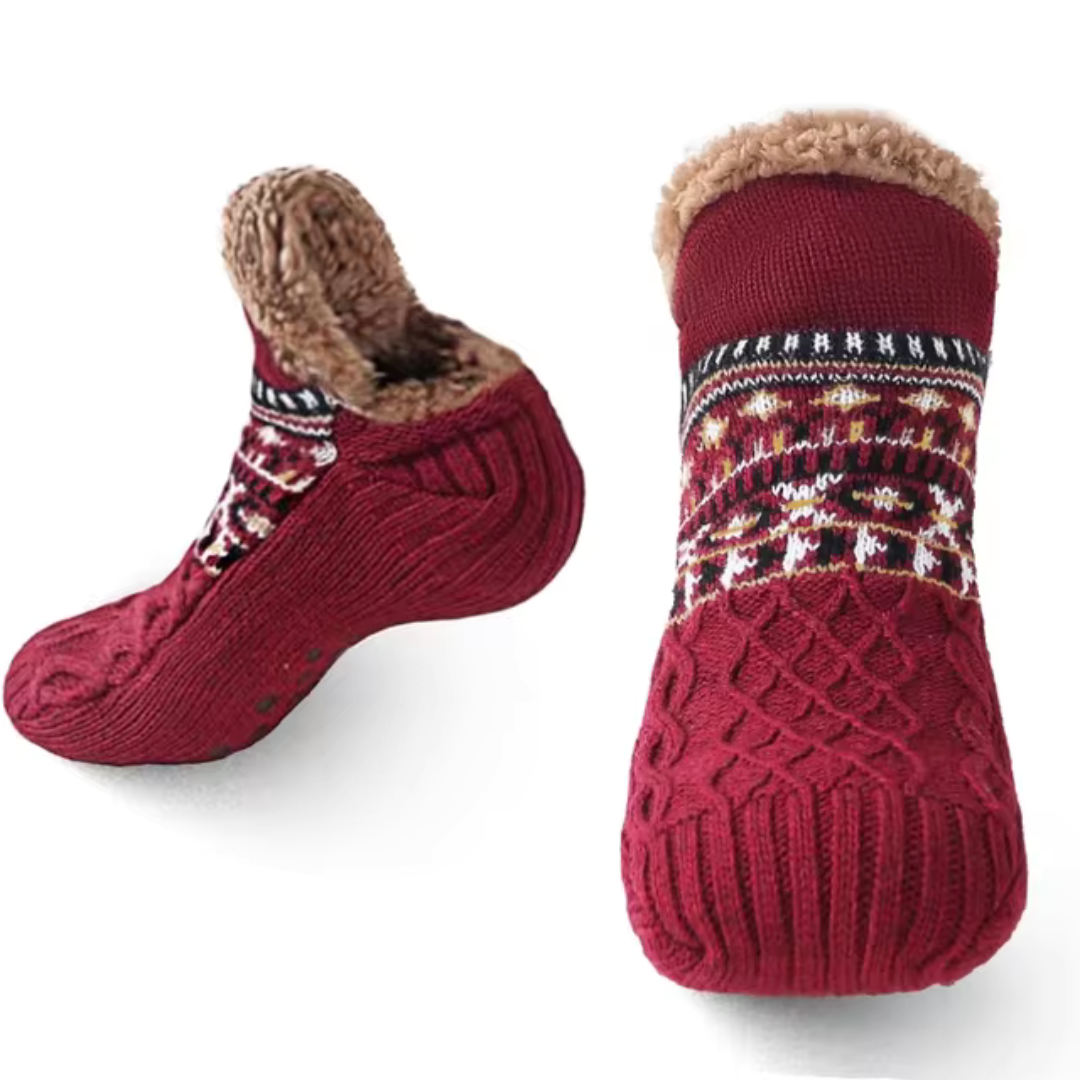 Ultra-soft fleece socks available in multiple colors and sizes