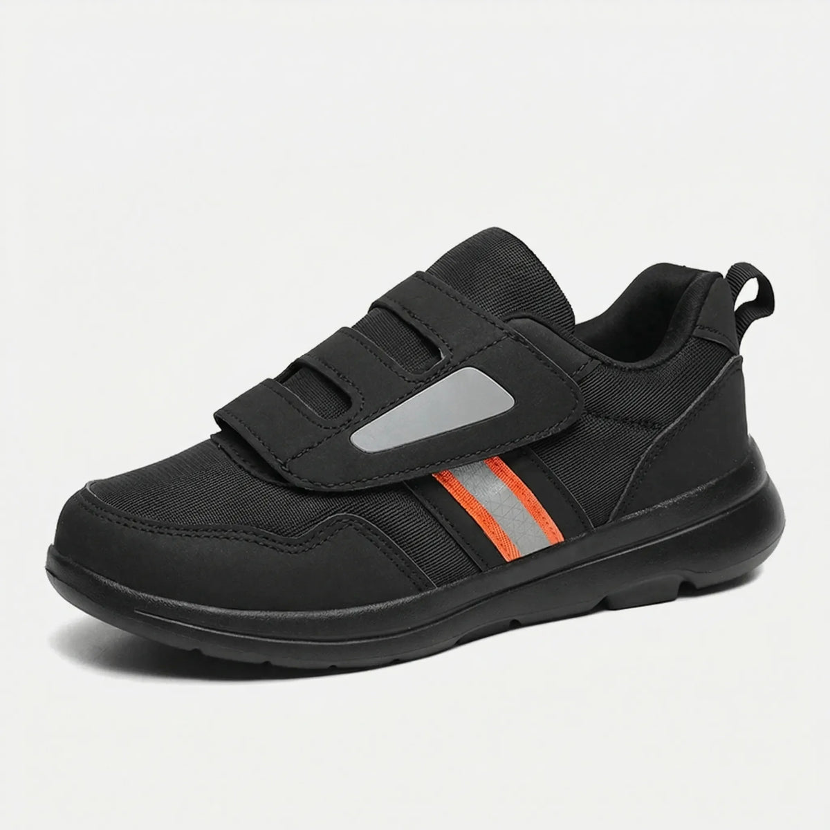 Valgora wide-fit sneaker fully opened flat for step-in entry