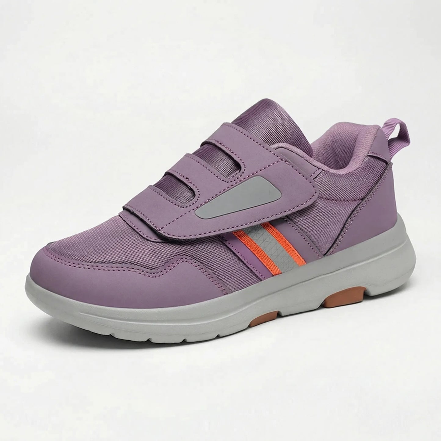 Valgora sneaker with adjustable velcro straps across the instep