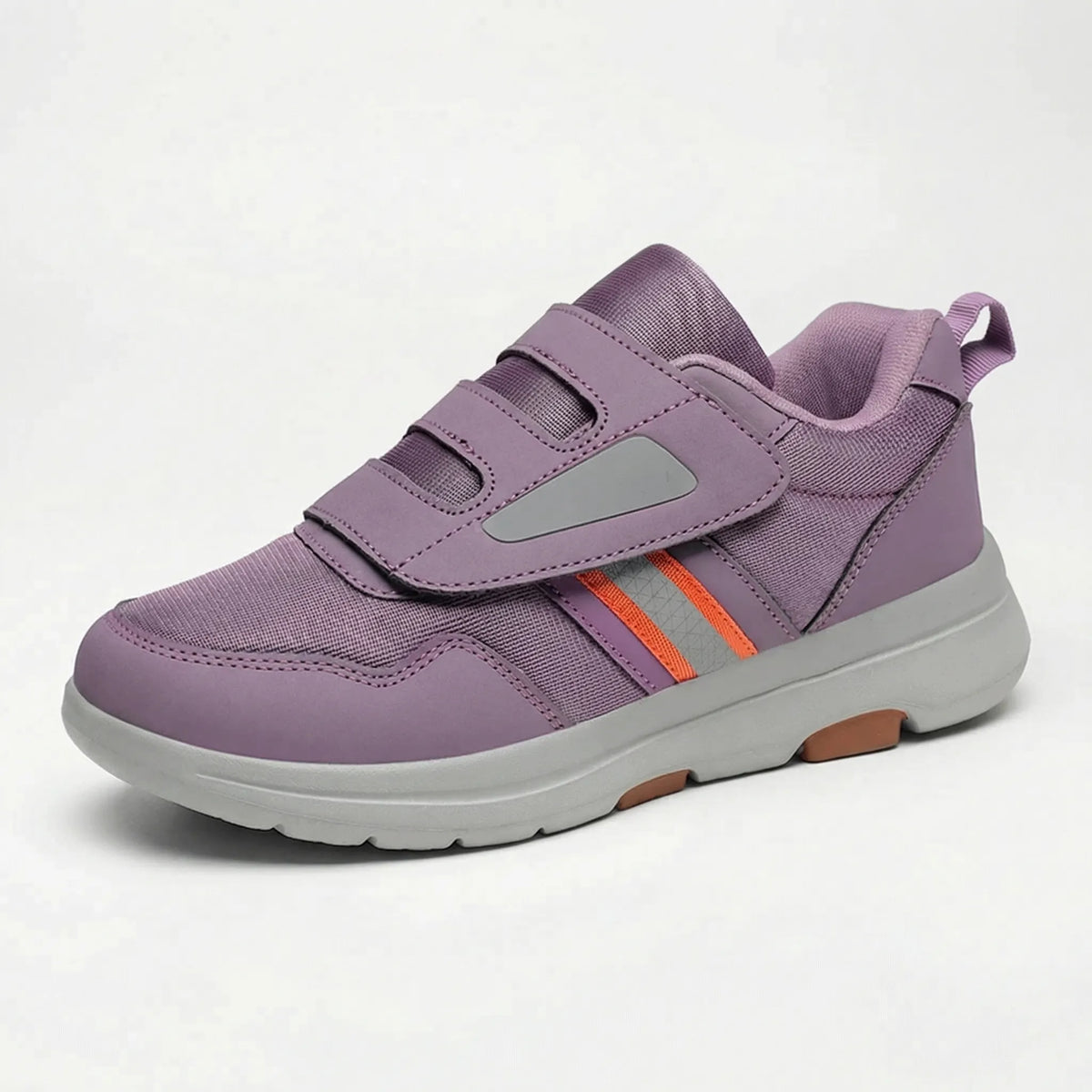 Valgora sneaker with adjustable velcro straps across the instep