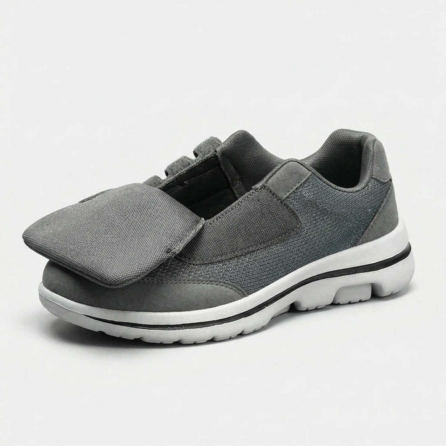 Valgora orthopedic sneaker in purple — front view