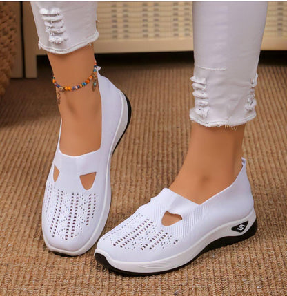 White Vivienne women's sneakers, timeless classic design