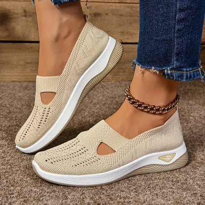 Vivienne light yellow sneakers for women, versatile and stylish