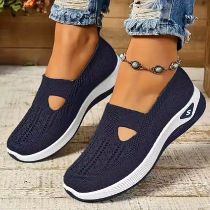 Navy blue Vivienne sneakers for women, classic silhouette