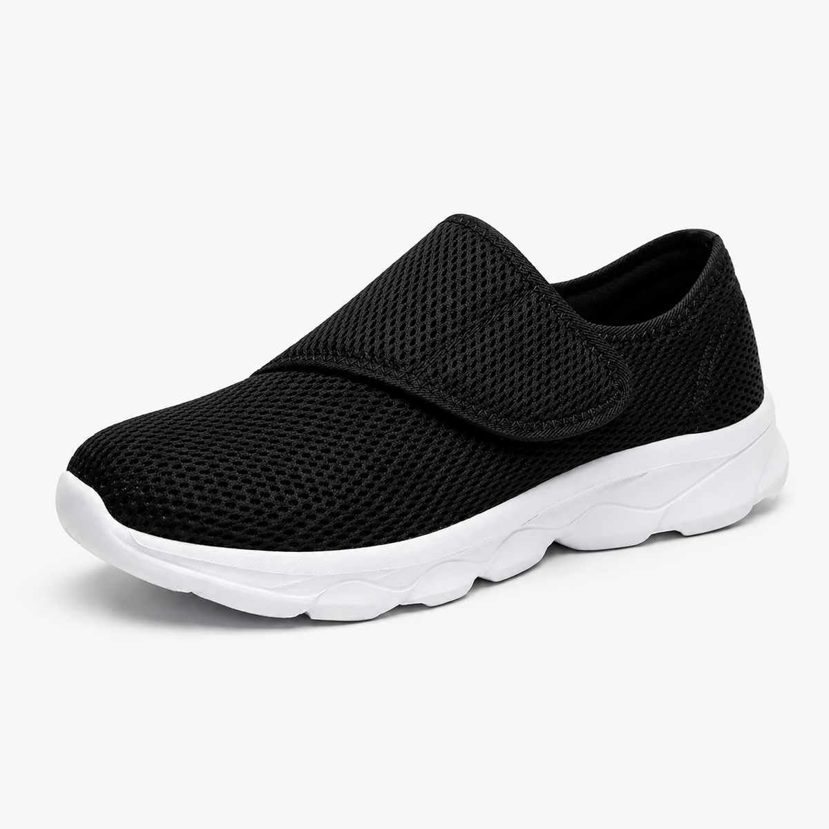 Women wearing Stravio orthopedic walking shoe during everyday casual use