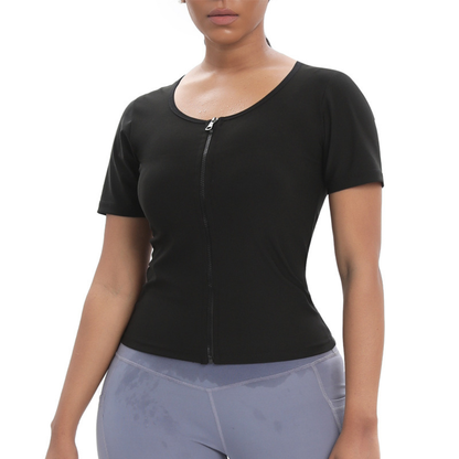 Women's shapewear compression top for back and posture support