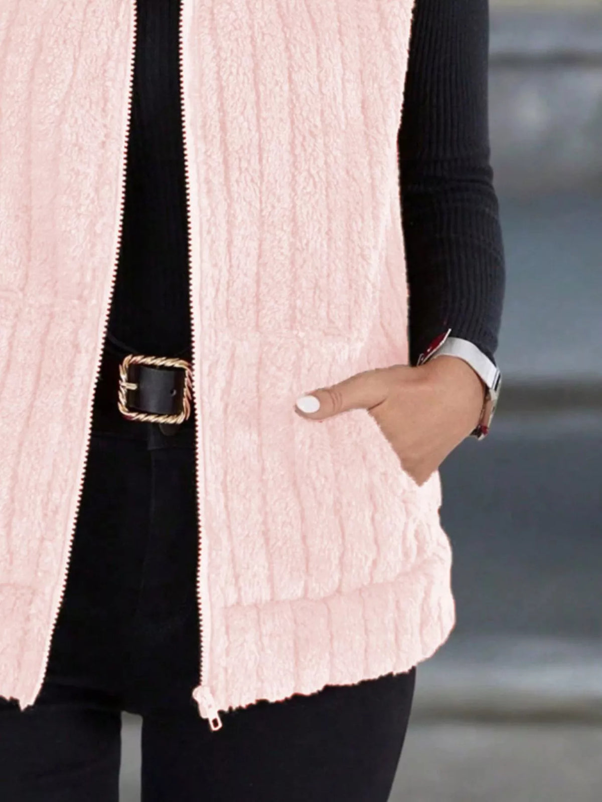 Women's stretch fleece vest in multiple colours