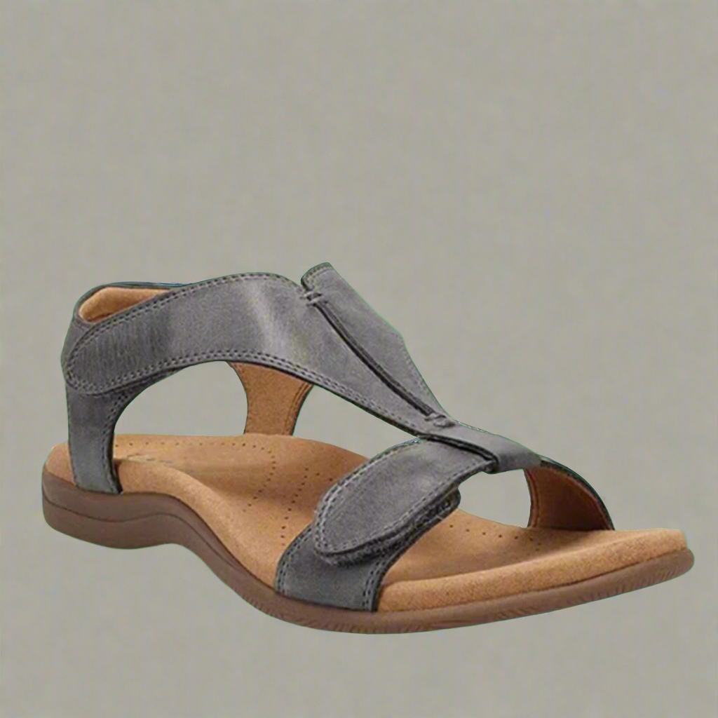 Orthopedic sandals in navy blue — casual everyday style for women