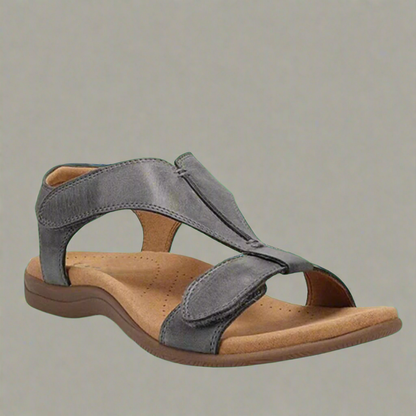 Orthopedic sandals in navy blue — casual everyday style for women
