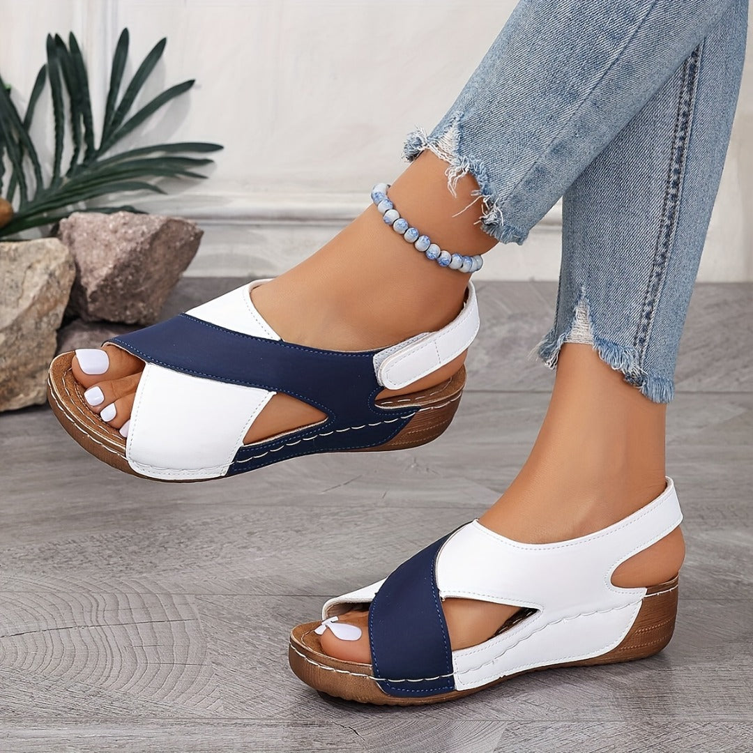 Pair of Vellora posture-correcting sandals on a neutral background