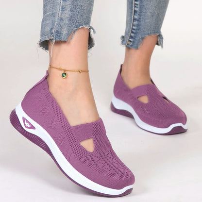 Yellow Flexia orthopedic slippers showing full size range EU 36–43