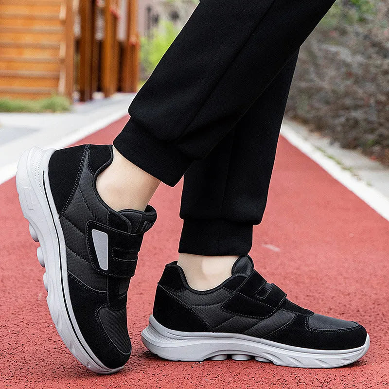 Women wearing orthopedic sneakers during a casual urban walk