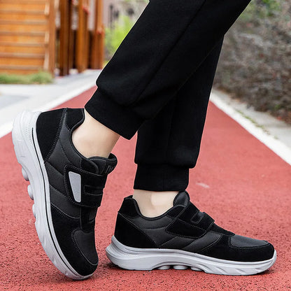 Women wearing orthopedic sneakers during a casual urban walk