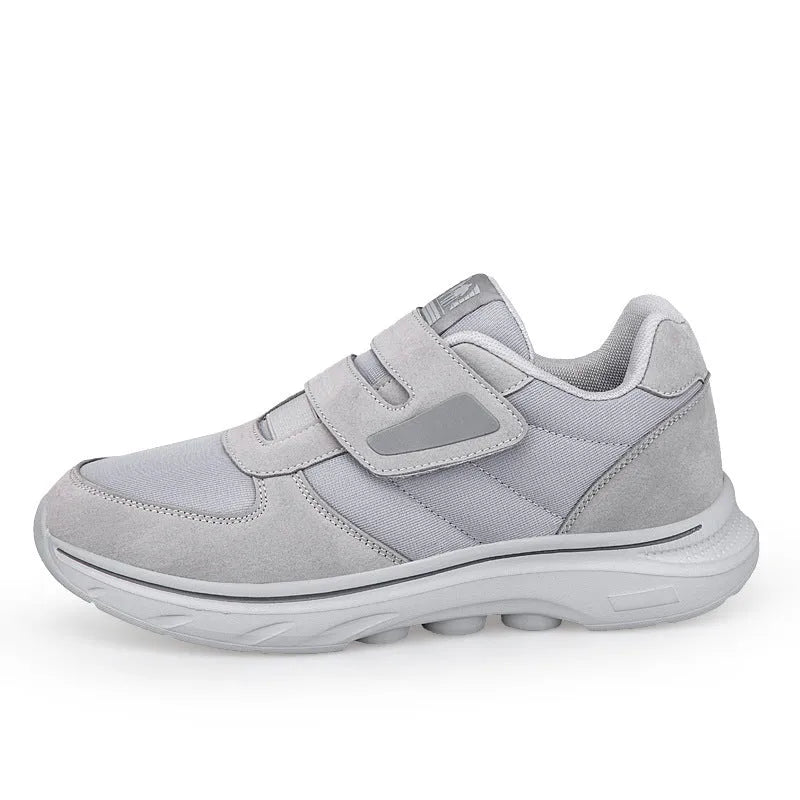 Velcro closure detail on women's comfort sneaker