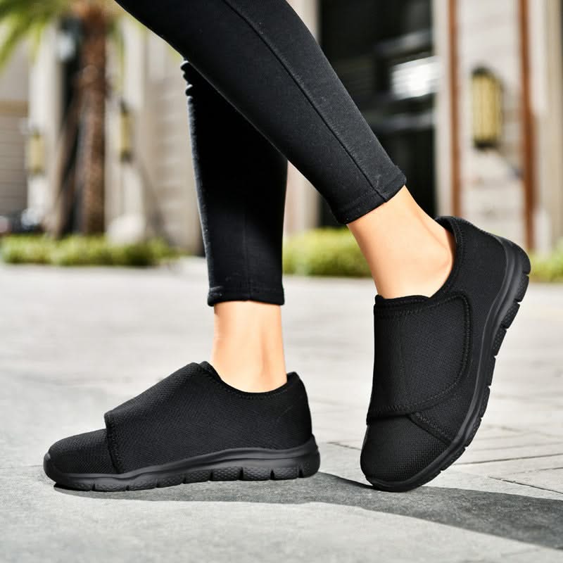 Velara orthopedic shoes with wide opening for easy slip-on wear